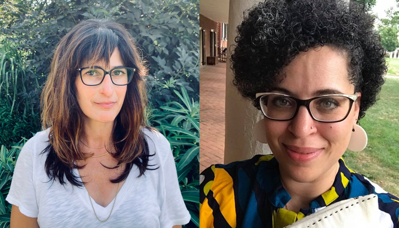 Micheline Marcom and Kiki Petrosino